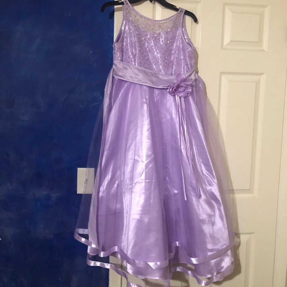 Fancy flower girl special occasion dress